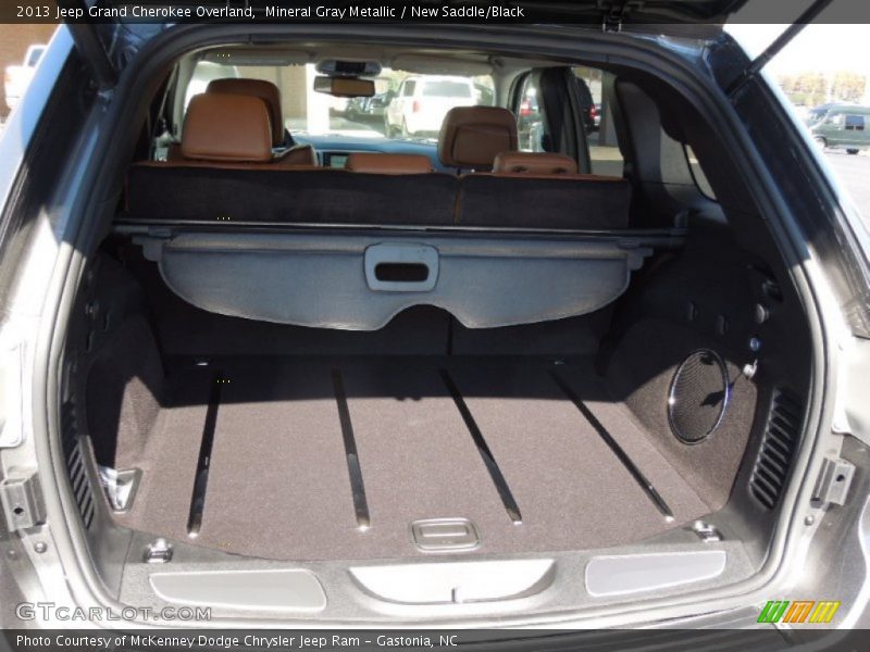 Mineral Gray Metallic / New Saddle/Black 2013 Jeep Grand Cherokee Overland