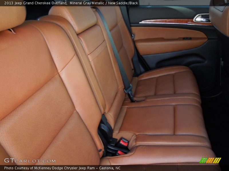 Mineral Gray Metallic / New Saddle/Black 2013 Jeep Grand Cherokee Overland