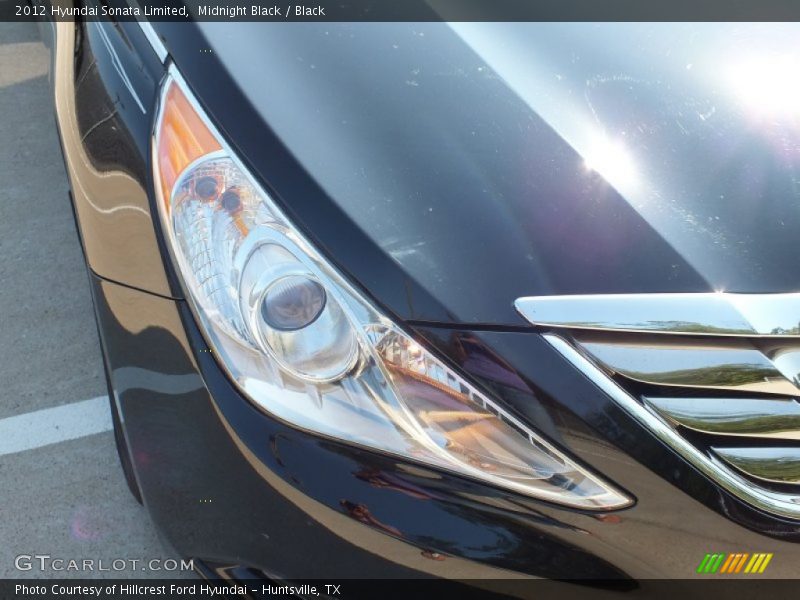 Midnight Black / Black 2012 Hyundai Sonata Limited
