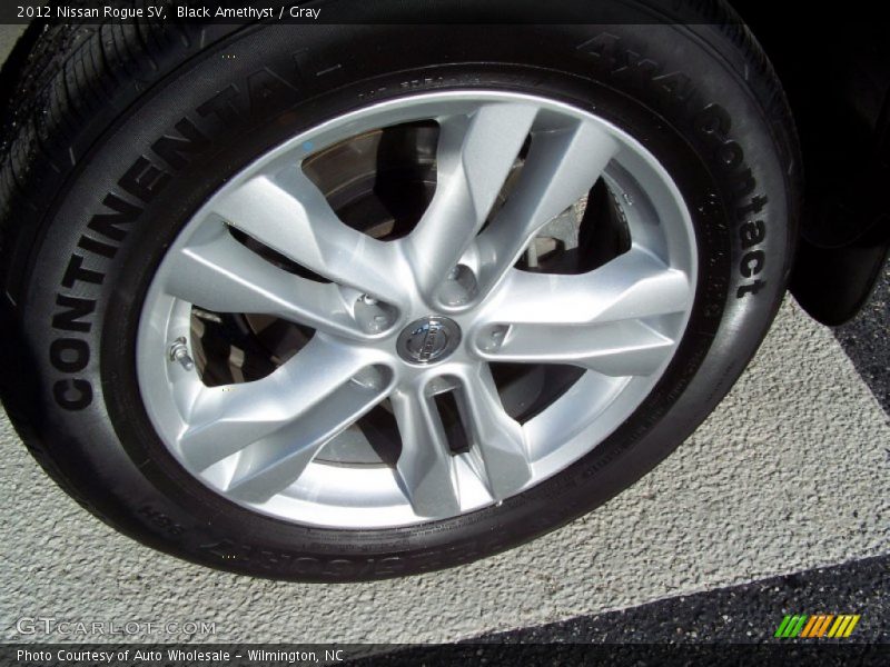 Black Amethyst / Gray 2012 Nissan Rogue SV