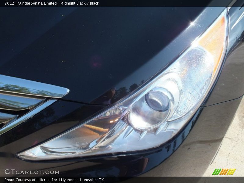 Midnight Black / Black 2012 Hyundai Sonata Limited