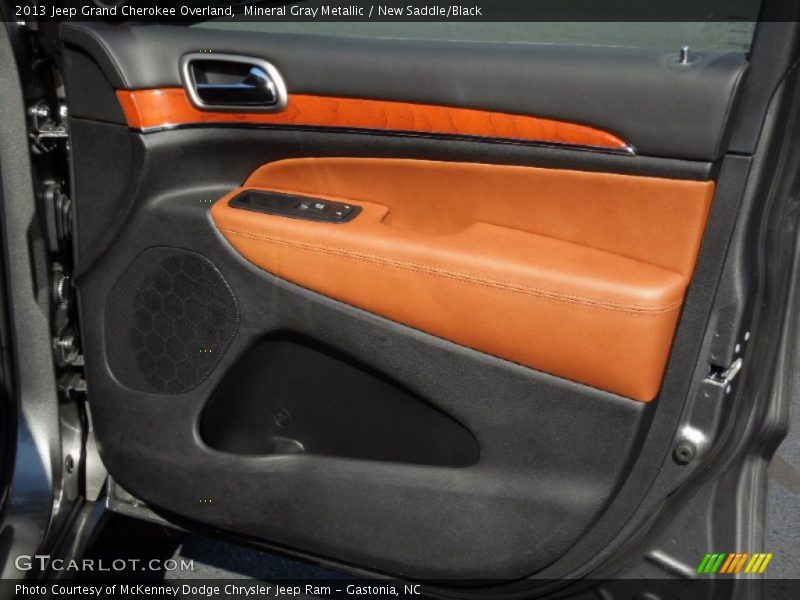 Mineral Gray Metallic / New Saddle/Black 2013 Jeep Grand Cherokee Overland