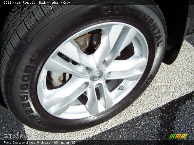 Black Amethyst / Gray 2012 Nissan Rogue SV