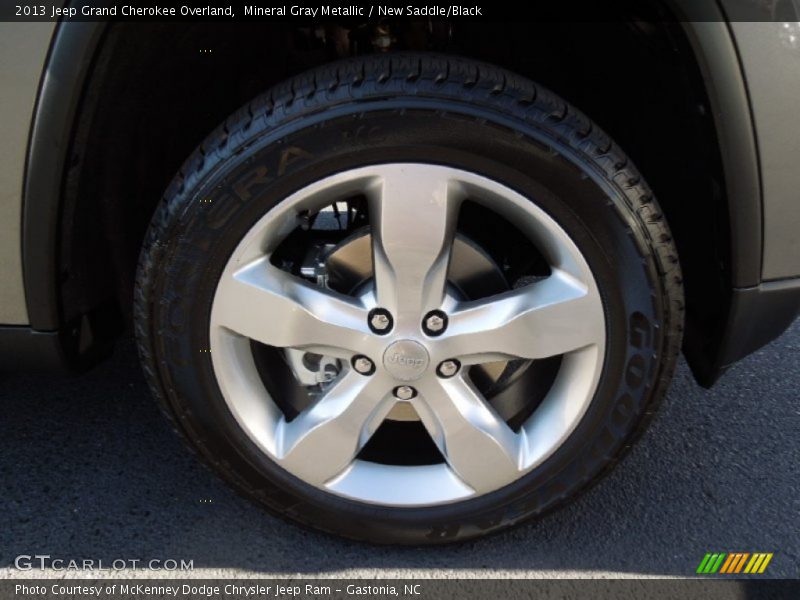 Mineral Gray Metallic / New Saddle/Black 2013 Jeep Grand Cherokee Overland