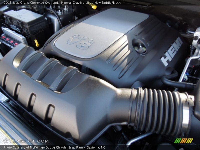 Mineral Gray Metallic / New Saddle/Black 2013 Jeep Grand Cherokee Overland