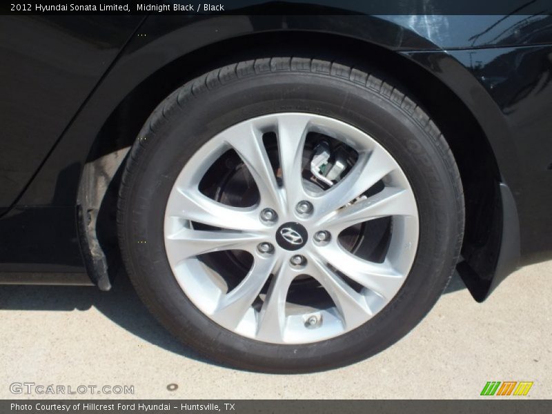 Midnight Black / Black 2012 Hyundai Sonata Limited
