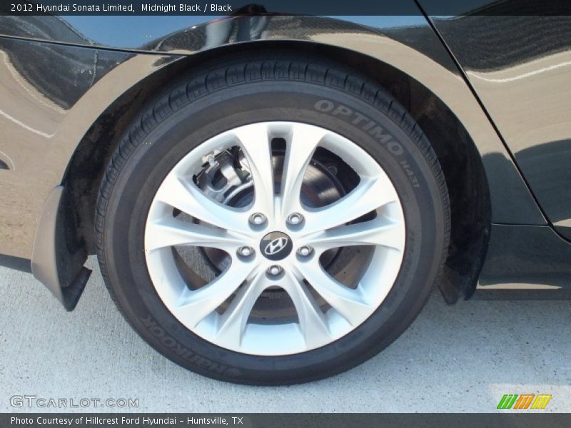 Midnight Black / Black 2012 Hyundai Sonata Limited