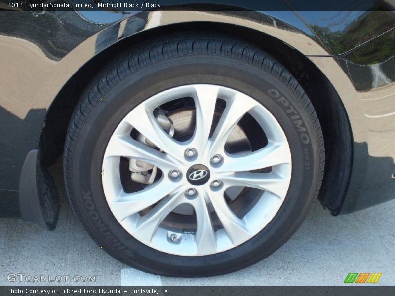 Midnight Black / Black 2012 Hyundai Sonata Limited