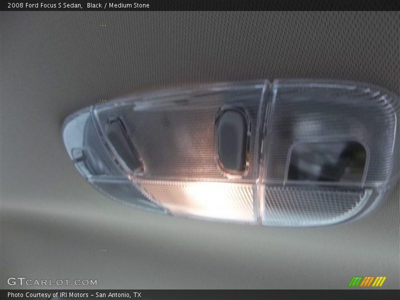 Black / Medium Stone 2008 Ford Focus S Sedan