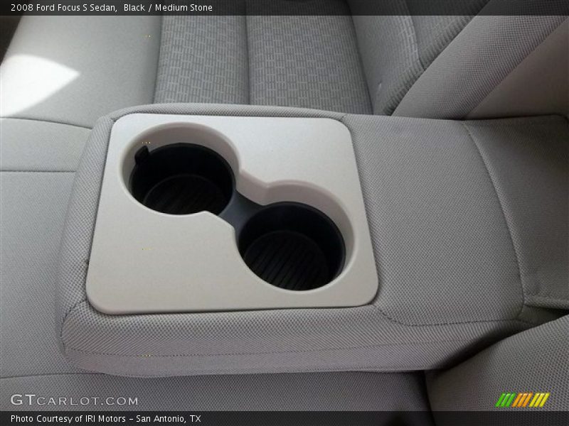 Black / Medium Stone 2008 Ford Focus S Sedan