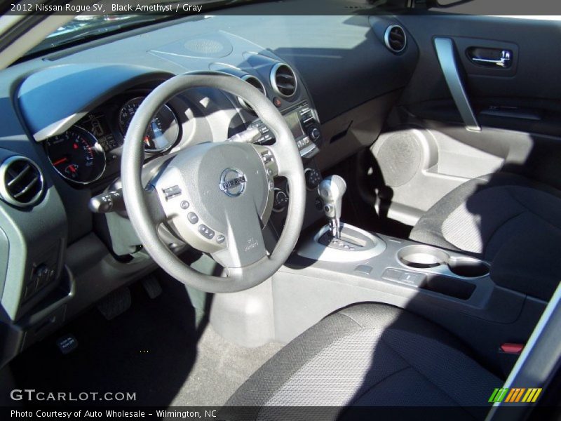 Black Amethyst / Gray 2012 Nissan Rogue SV