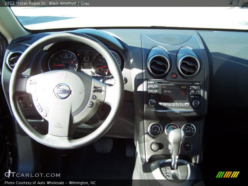 Black Amethyst / Gray 2012 Nissan Rogue SV