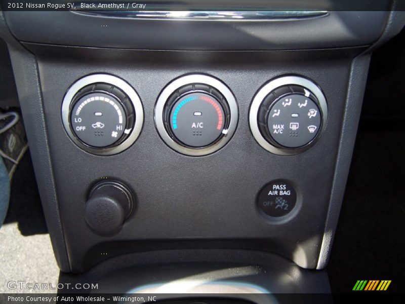 Black Amethyst / Gray 2012 Nissan Rogue SV