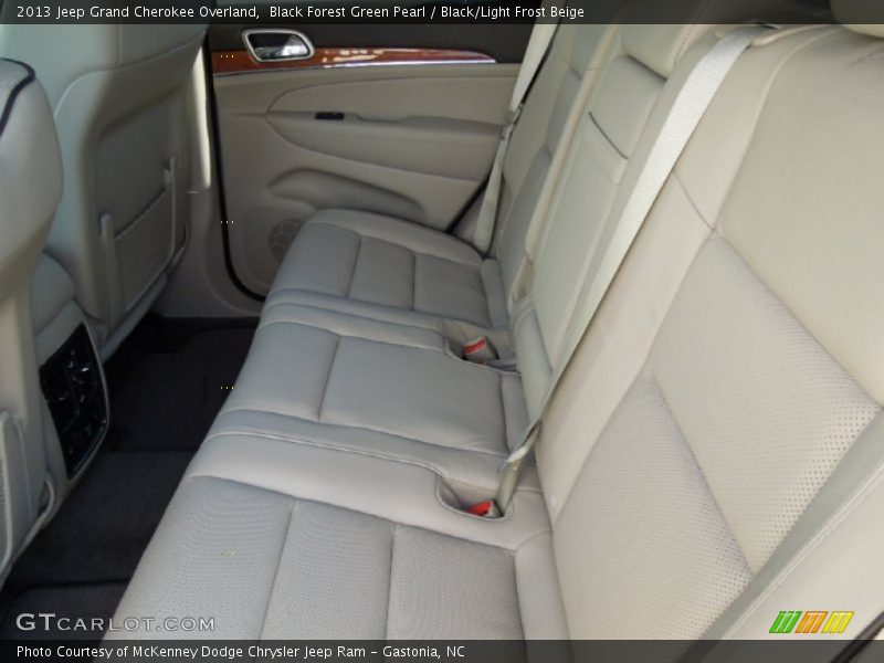 Black Forest Green Pearl / Black/Light Frost Beige 2013 Jeep Grand Cherokee Overland
