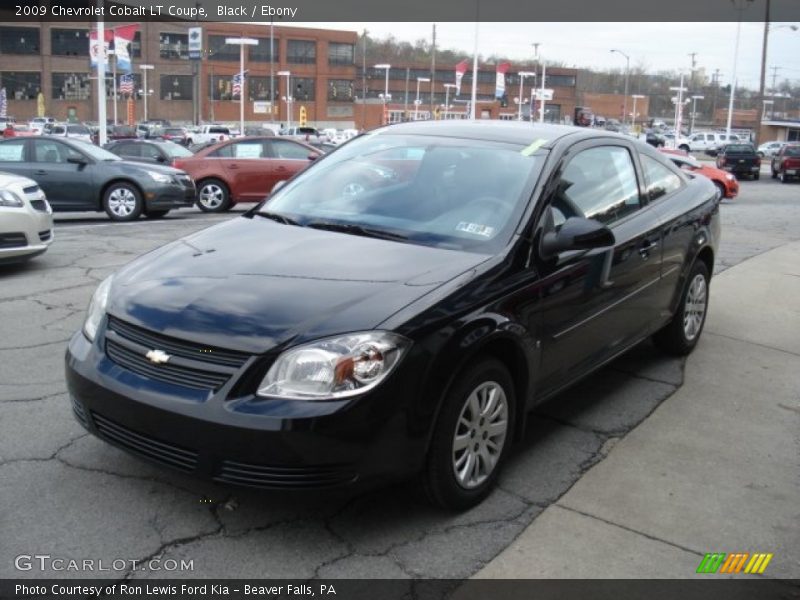 Black / Ebony 2009 Chevrolet Cobalt LT Coupe