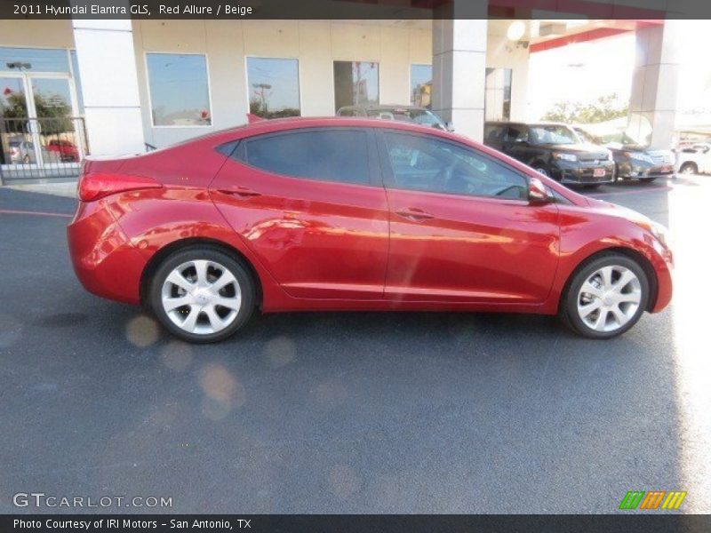 Red Allure / Beige 2011 Hyundai Elantra GLS
