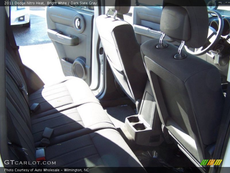 Bright White / Dark Slate Gray 2011 Dodge Nitro Heat