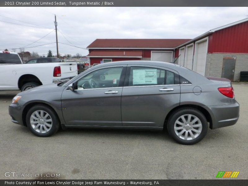 Tungsten Metallic / Black 2013 Chrysler 200 Limited Sedan