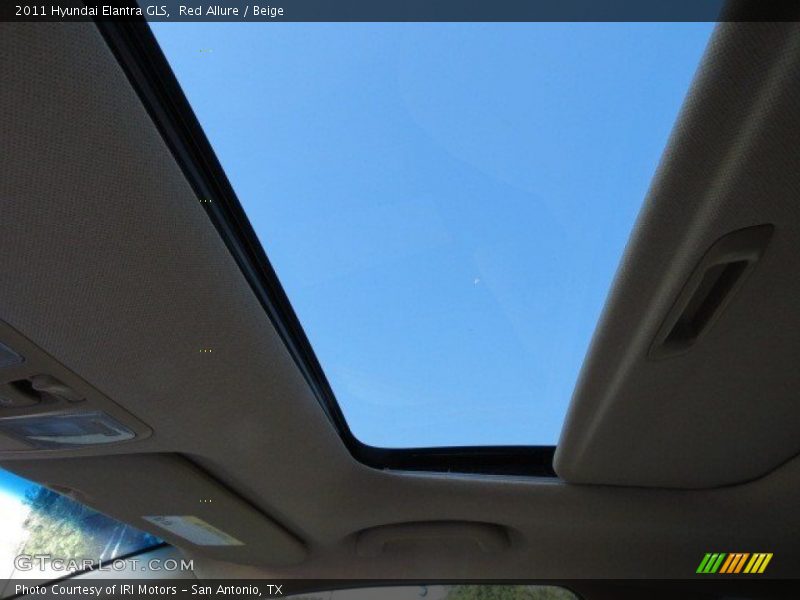 Red Allure / Beige 2011 Hyundai Elantra GLS