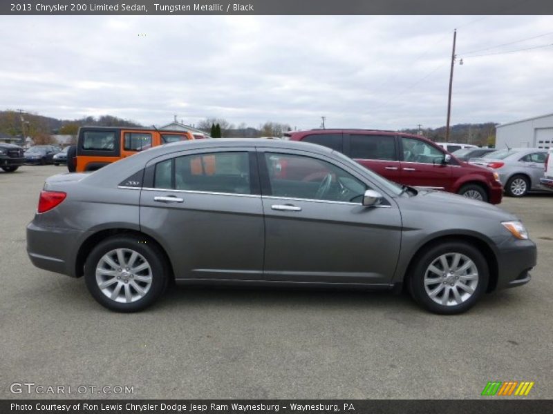 Tungsten Metallic / Black 2013 Chrysler 200 Limited Sedan
