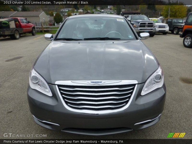 Tungsten Metallic / Black 2013 Chrysler 200 Limited Sedan
