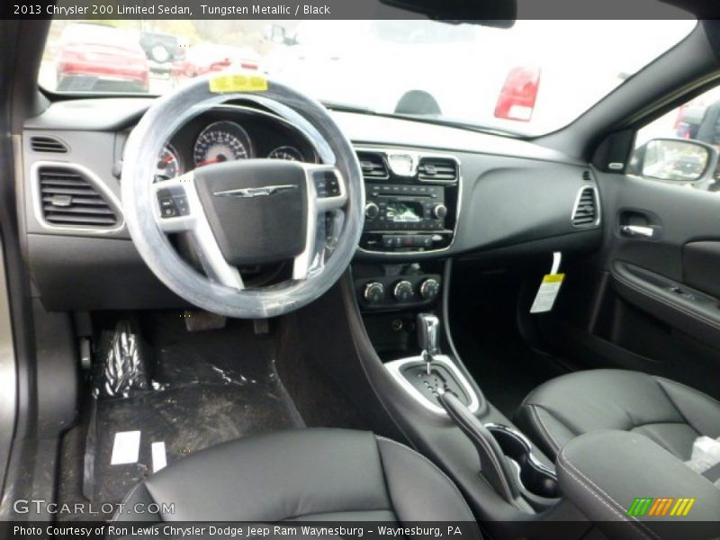 Tungsten Metallic / Black 2013 Chrysler 200 Limited Sedan