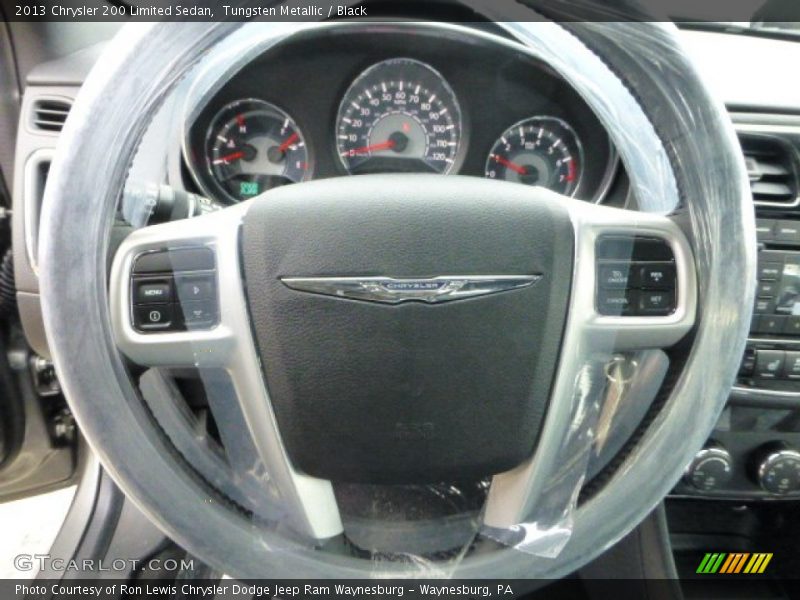 Tungsten Metallic / Black 2013 Chrysler 200 Limited Sedan