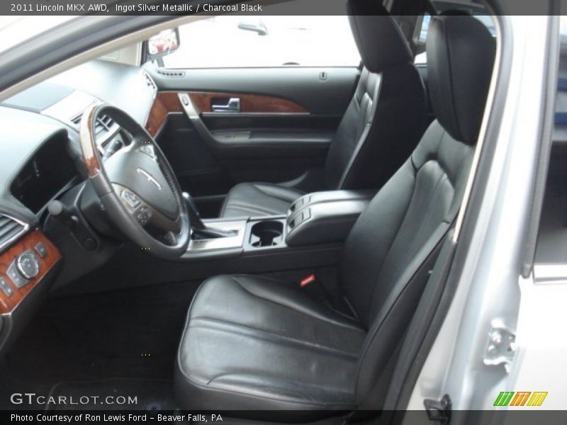 Ingot Silver Metallic / Charcoal Black 2011 Lincoln MKX AWD