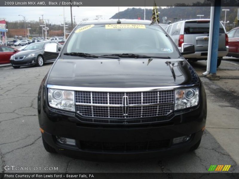 Black / Ebony Black 2009 Lincoln MKX AWD