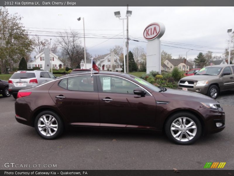 Dark Cherry / Beige 2012 Kia Optima LX