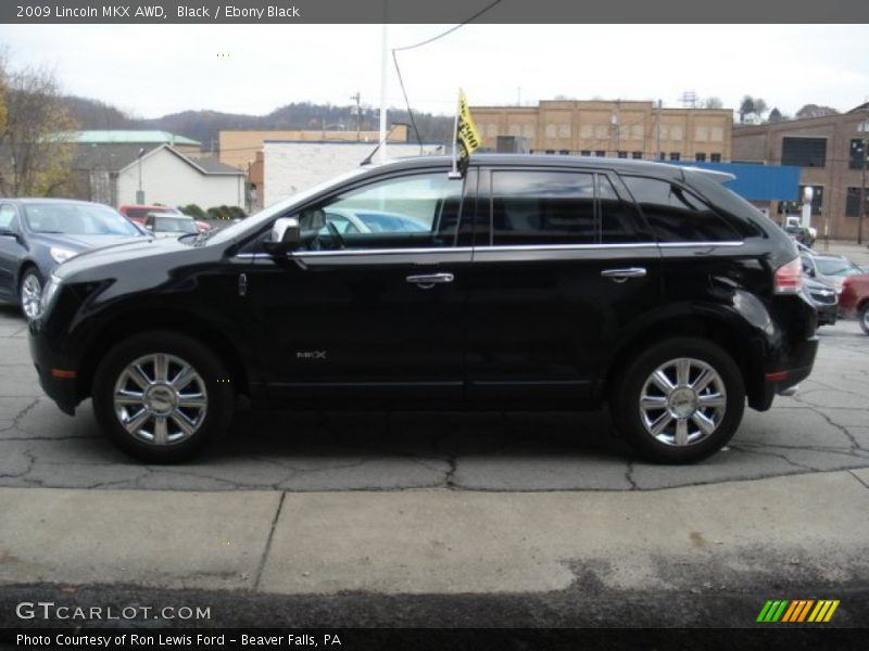 Black / Ebony Black 2009 Lincoln MKX AWD