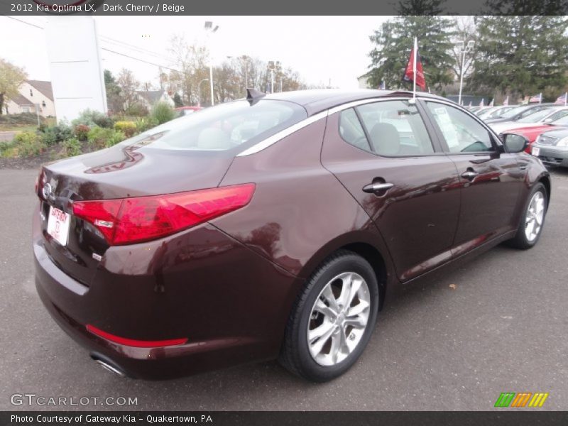 Dark Cherry / Beige 2012 Kia Optima LX