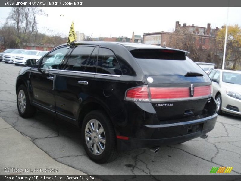 Black / Ebony Black 2009 Lincoln MKX AWD