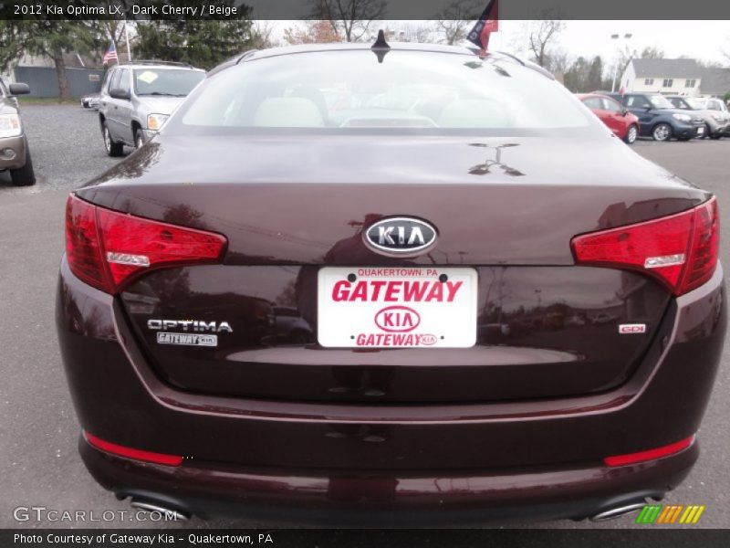 Dark Cherry / Beige 2012 Kia Optima LX