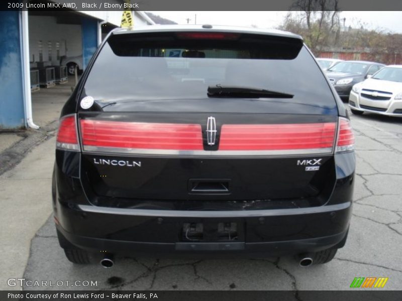 Black / Ebony Black 2009 Lincoln MKX AWD