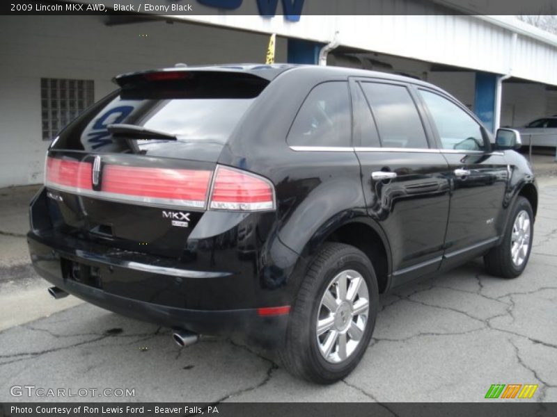 Black / Ebony Black 2009 Lincoln MKX AWD