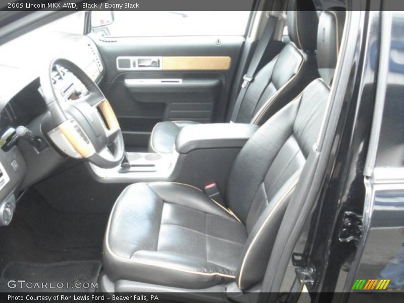 Black / Ebony Black 2009 Lincoln MKX AWD