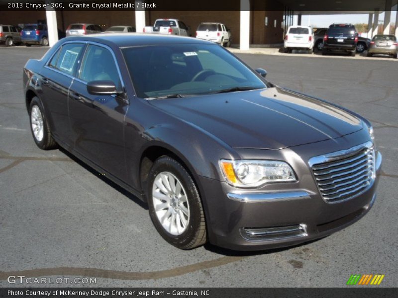 Granite Crystal Metallic / Black 2013 Chrysler 300
