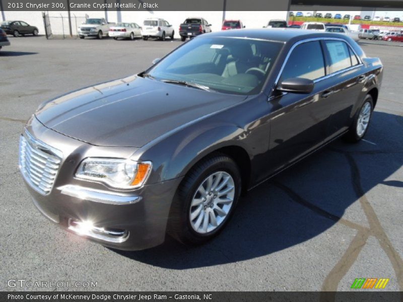 Granite Crystal Metallic / Black 2013 Chrysler 300