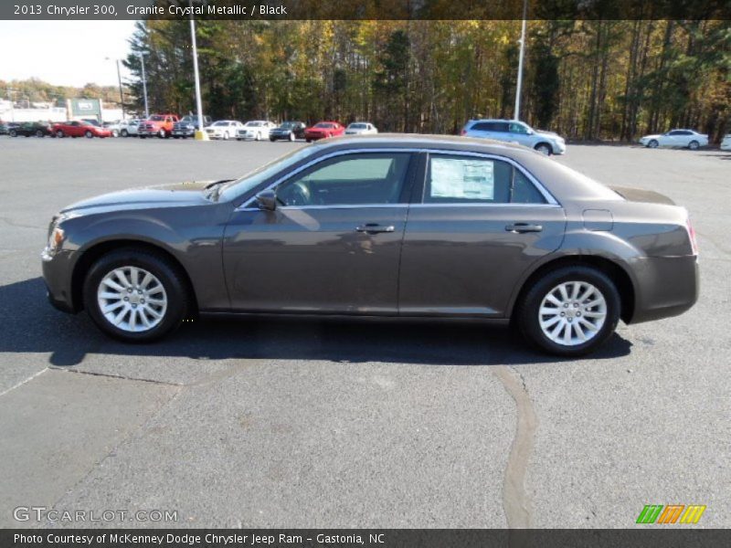 Granite Crystal Metallic / Black 2013 Chrysler 300