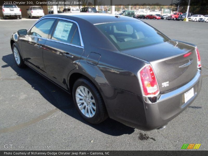 Granite Crystal Metallic / Black 2013 Chrysler 300