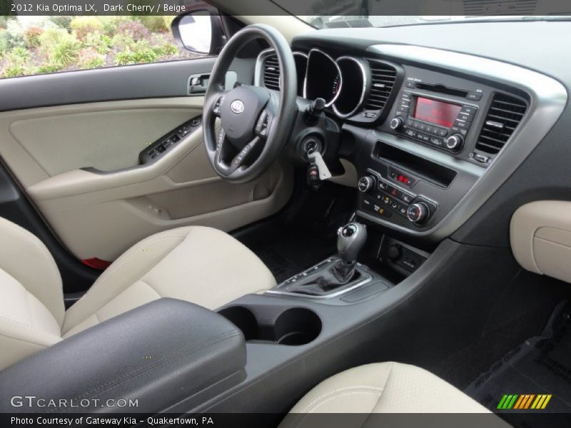 Dark Cherry / Beige 2012 Kia Optima LX