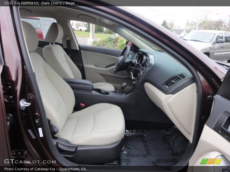 Dark Cherry / Beige 2012 Kia Optima LX