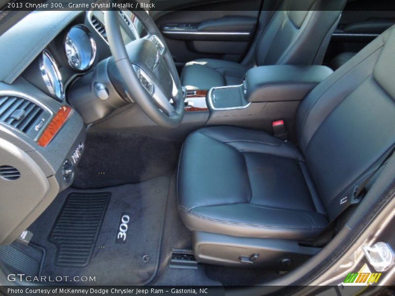 Granite Crystal Metallic / Black 2013 Chrysler 300