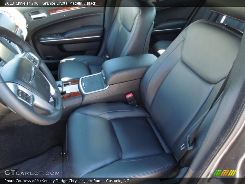 Granite Crystal Metallic / Black 2013 Chrysler 300
