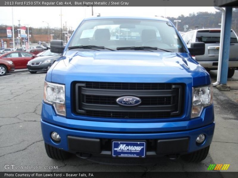 Blue Flame Metallic / Steel Gray 2013 Ford F150 STX Regular Cab 4x4