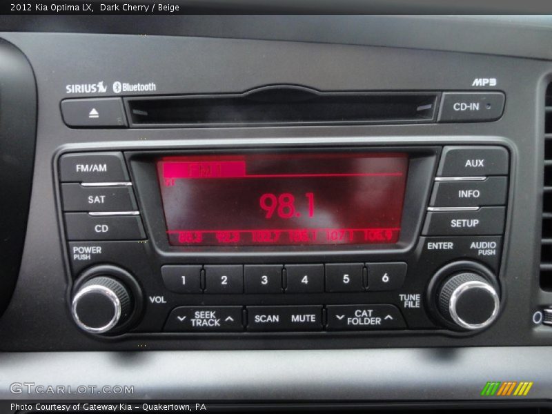 Dark Cherry / Beige 2012 Kia Optima LX