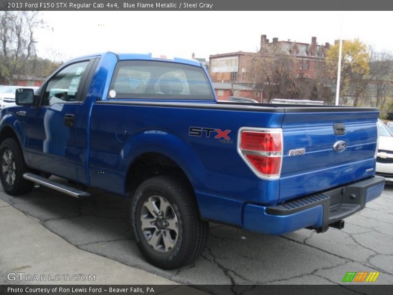 Blue Flame Metallic / Steel Gray 2013 Ford F150 STX Regular Cab 4x4