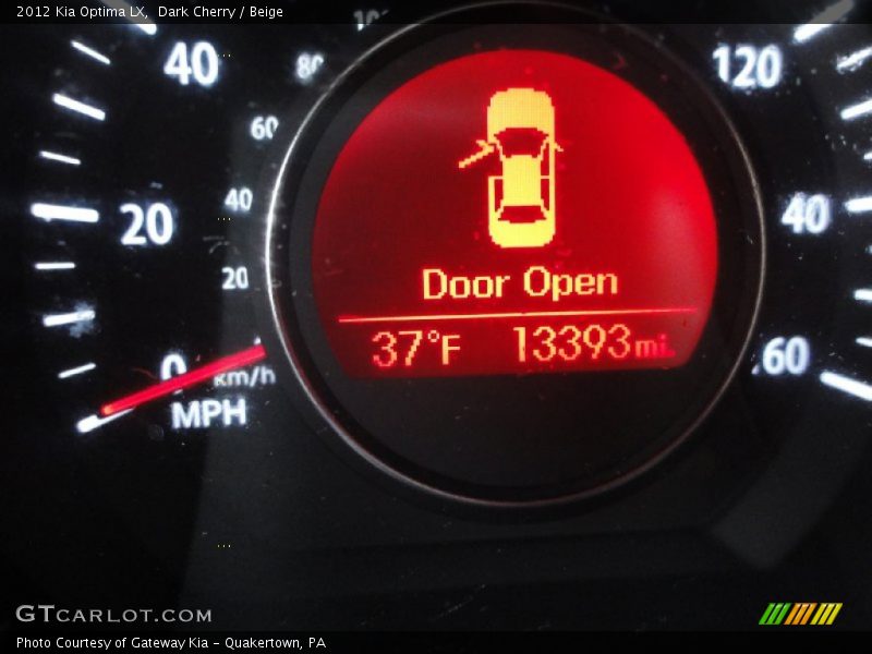 Dark Cherry / Beige 2012 Kia Optima LX