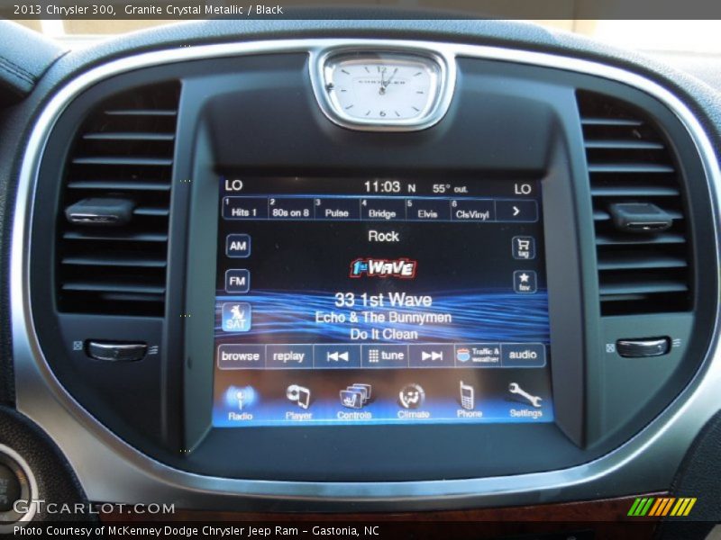 Granite Crystal Metallic / Black 2013 Chrysler 300